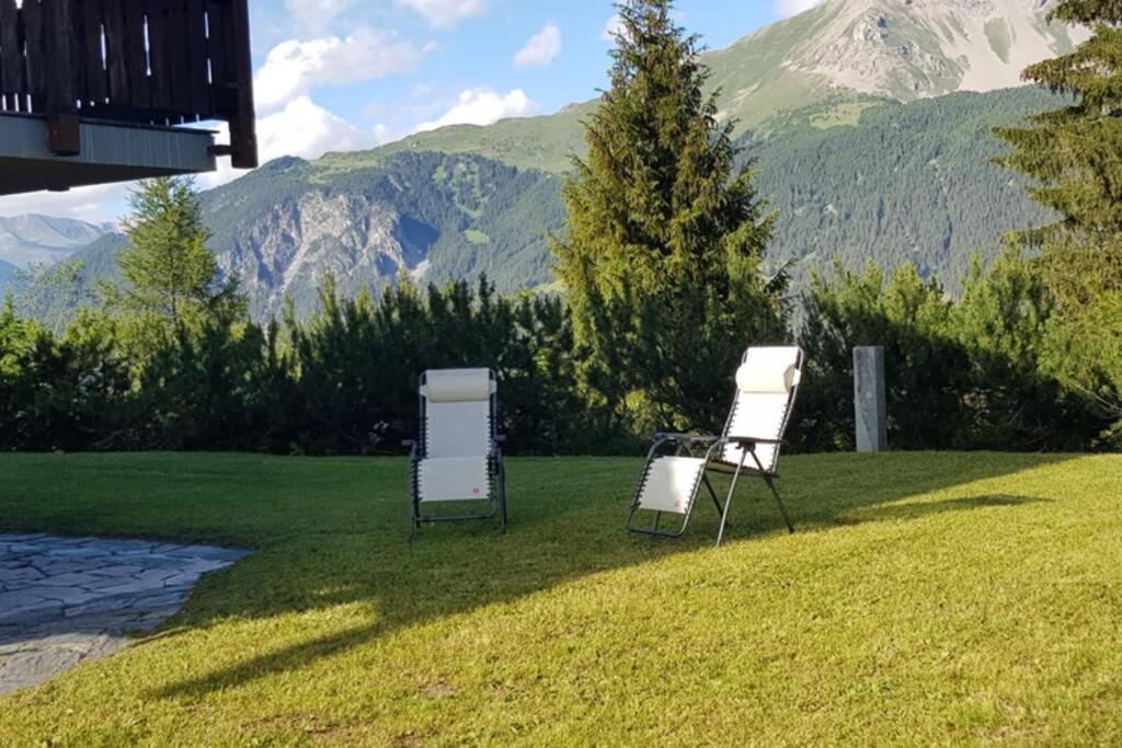 Chalet Wulli In Der Naehe Der Skianlagen Savognin Exteriér fotografie
