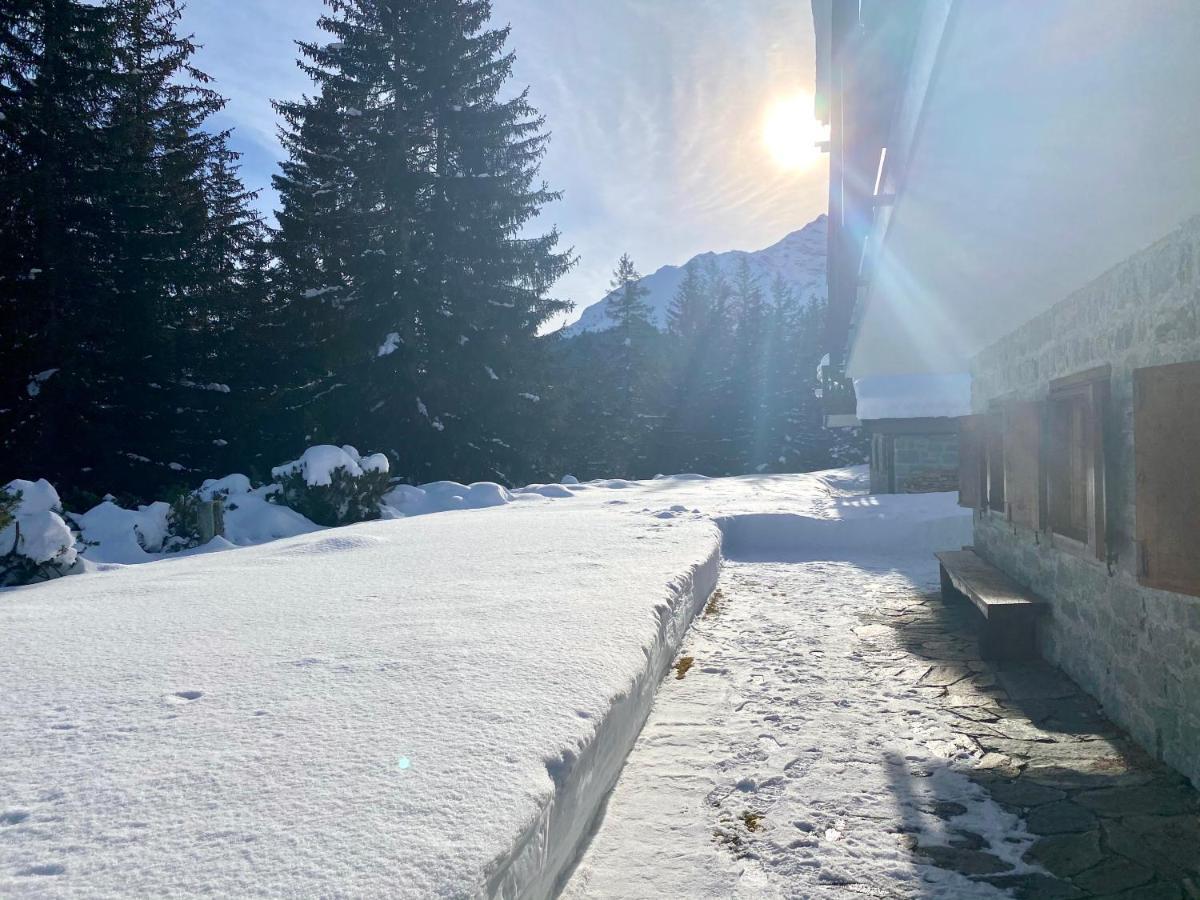Chalet Wulli In Der Naehe Der Skianlagen Savognin Exteriér fotografie